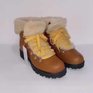 J. CREW TUMBLED LEATHER NORDIC BOOT